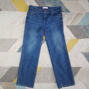 Loft Straight Crop Jeans Size 0